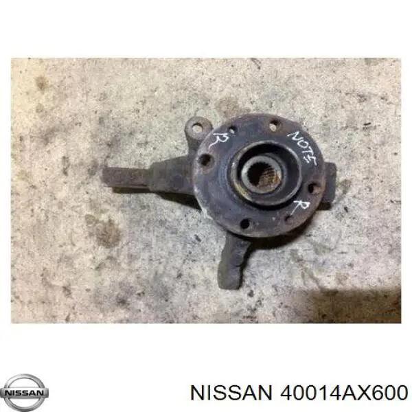 Do koszyka 40014AX600 Nissan/Infiniti Czop (zwrotnica) przedni prawy