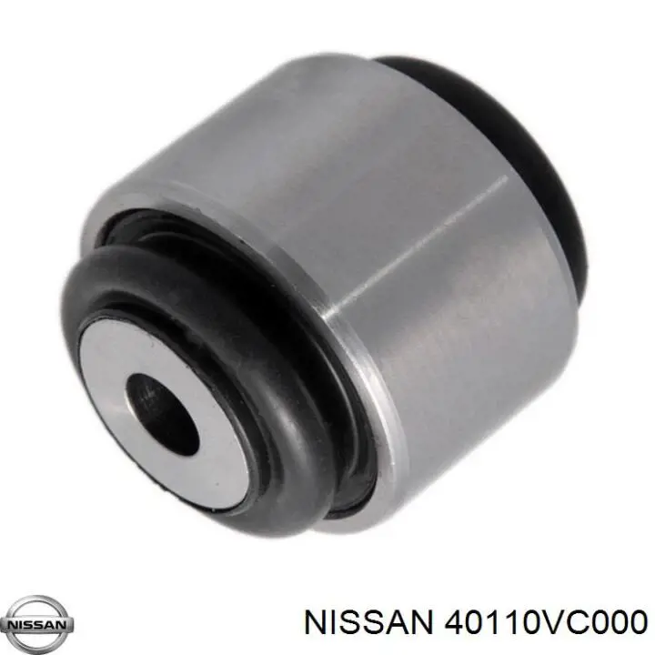 Do koszyka 40110VC000 Nissan/Infiniti Silentblock drążka reakcyjnego tylnego