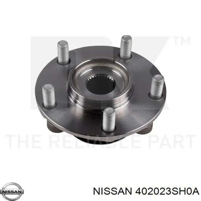 Piasta przednia Nissan/Infiniti 402023SH0A cena, od 85,98 USD