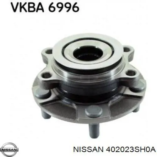 Do koszyka 402023SH0A Nissan/Infiniti Piasta przednia