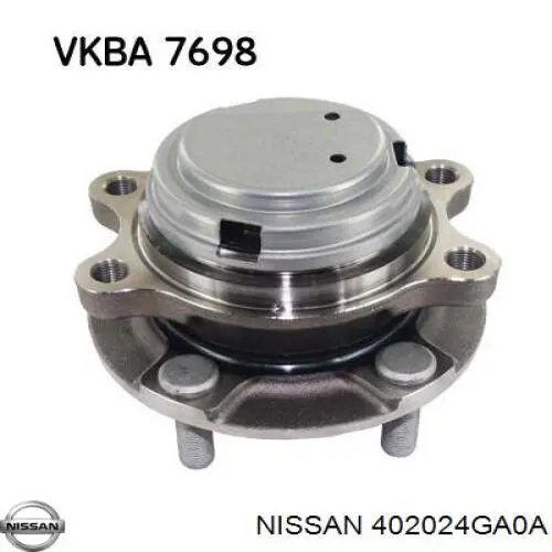 Piasta przednia Nissan/Infiniti 402024GA0A cena, od 85,77 USD