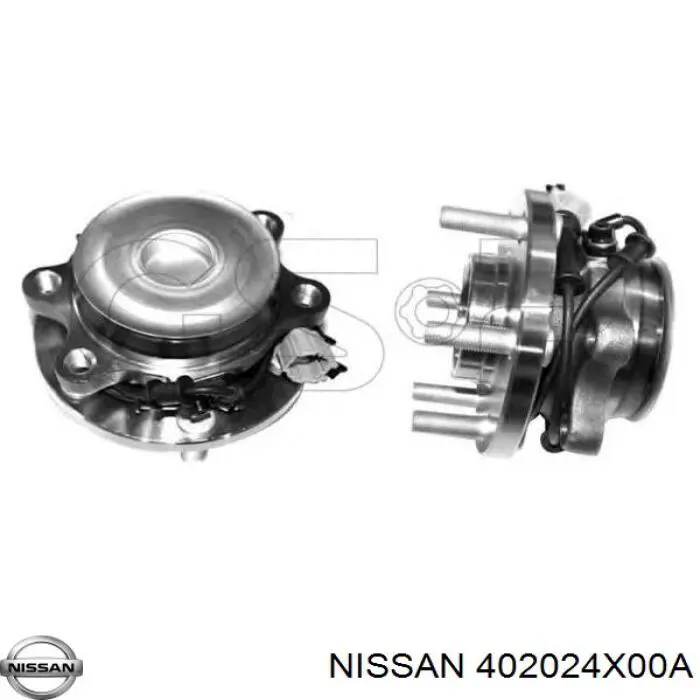 Piasta przednia Nissan/Infiniti 402024X00A cena, od 122,06 USD