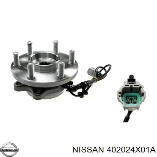 Piasta przednia Nissan/Infiniti 402024X01A cena, od 84,29 USD