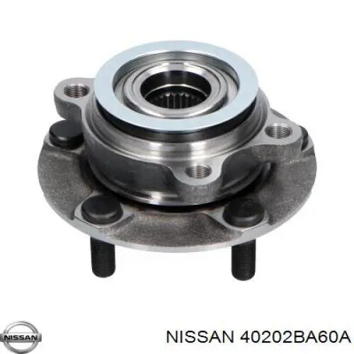 Piasta przednia Nissan/Infiniti 40202BA60A cena, od 65,69 USD