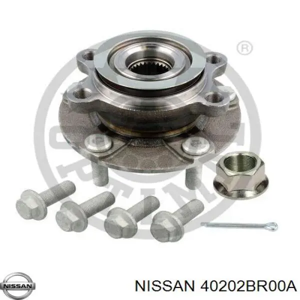 Piasta przednia Nissan/Infiniti 40202BR00A cena, od 204,66 USD