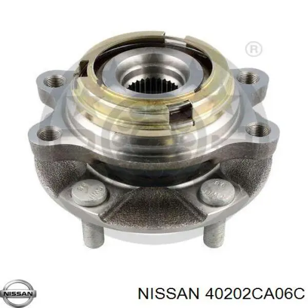 Do koszyka 40202CA06C Nissan/Infiniti Piasta przednia