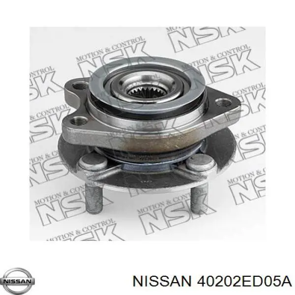 40202ED05A Nissan/Infiniti Piasta przednia
