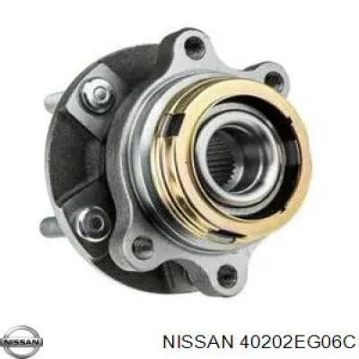 Do koszyka 40202EG06C Nissan/Infiniti Piasta przednia