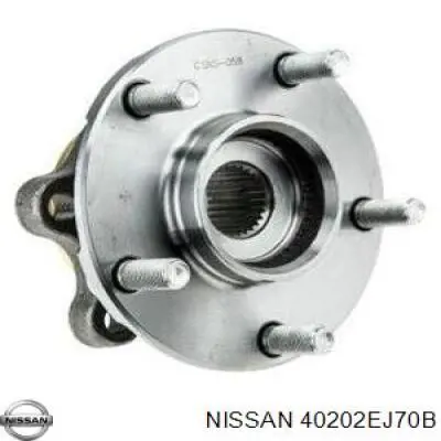 Piasta przednia Nissan/Infiniti 40202EJ70B cena, od 74,76 USD