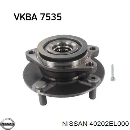 Piasta przednia 40202EL000 Nissan/Infiniti