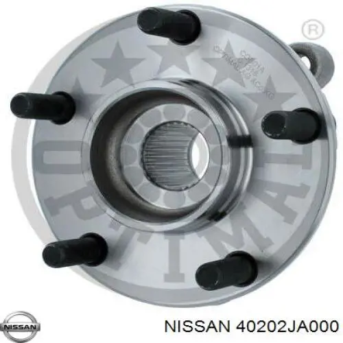 Piasta przednia Nissan/Infiniti 40202JA000 cena, od 98,82 USD