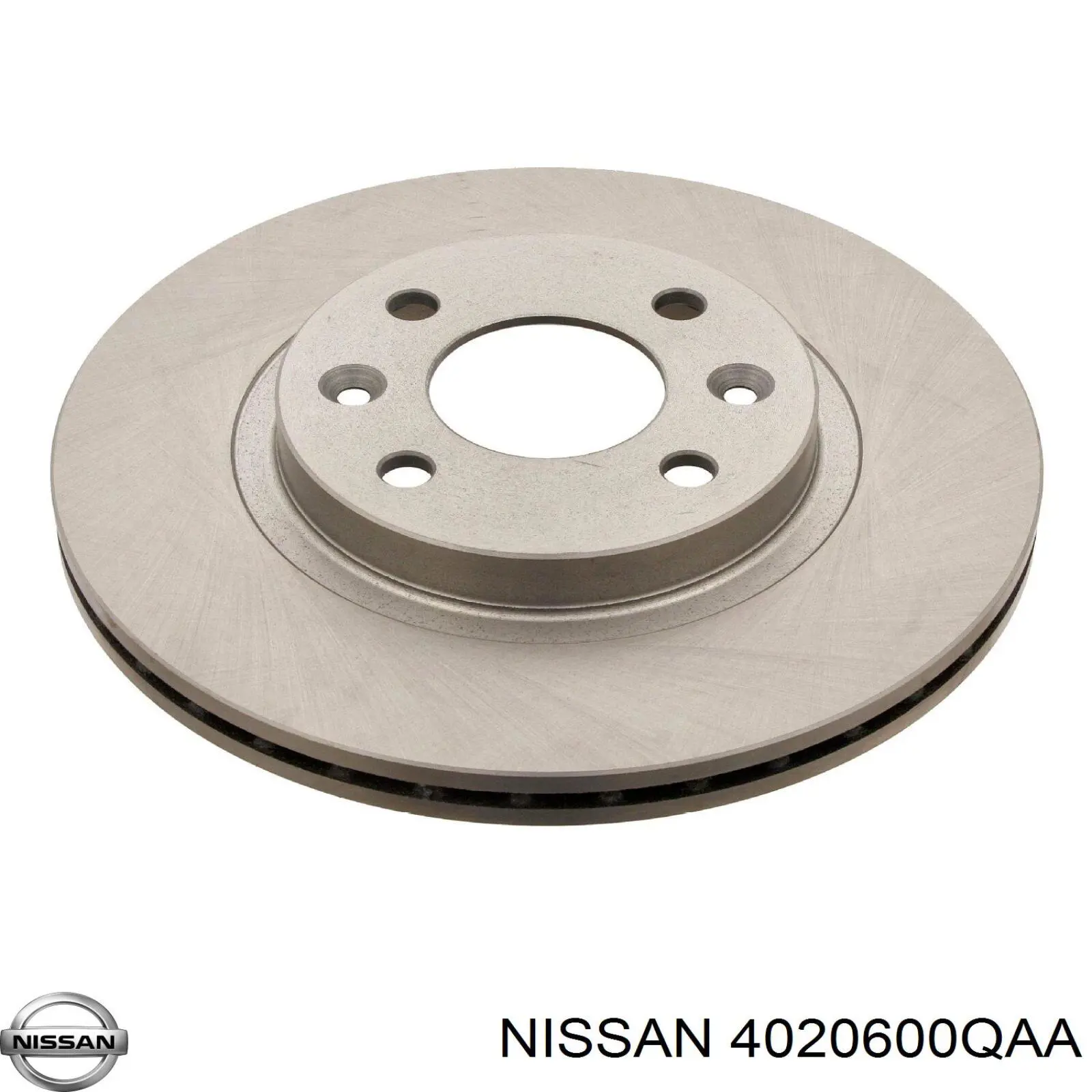 Do koszyka 4020600QAA Nissan/Infiniti Tarcza hamulcowa przednia