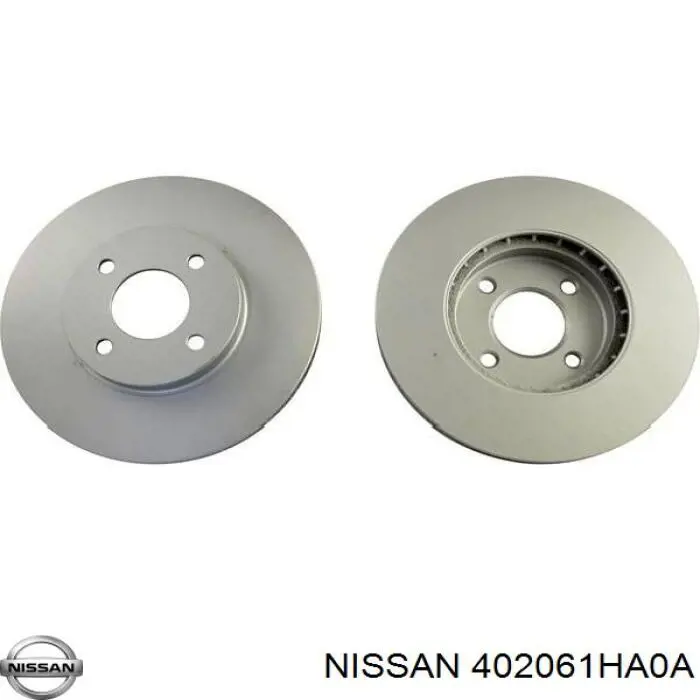 Do koszyka 402061HA0A Nissan/Infiniti Tarcza hamulcowa przednia