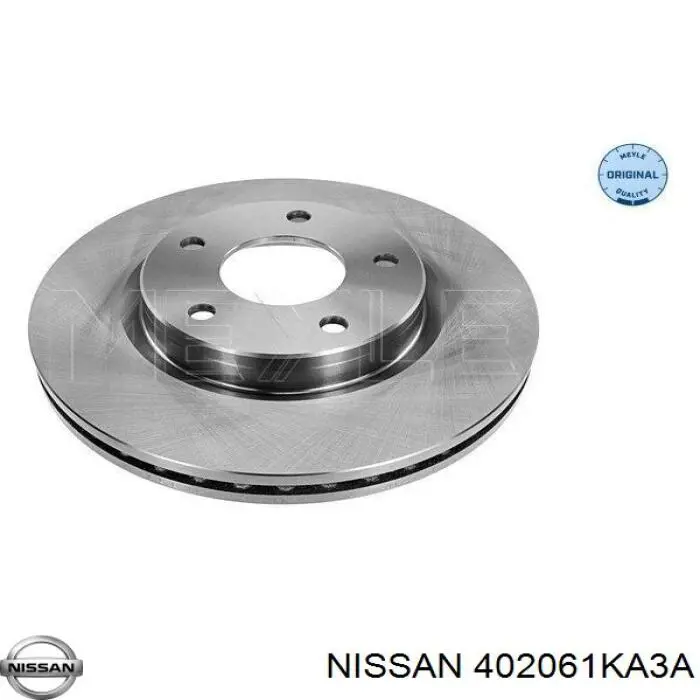 402061KA3A Nissan/Infiniti Tarcza hamulcowa przednia