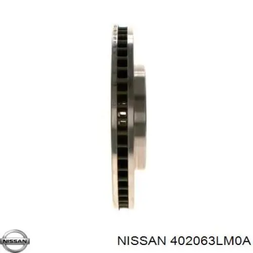 Tarcza hamulcowa przednia Nissan/Infiniti 402063LM0A cena, od 62,92 USD