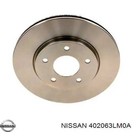 402063LM0A Nissan tarcza hamulcowa przednia