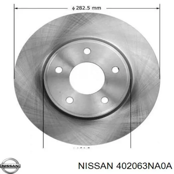 Tarcza hamulcowa przednia Nissan/Infiniti 402063NA0A cena, od 62,92 USD