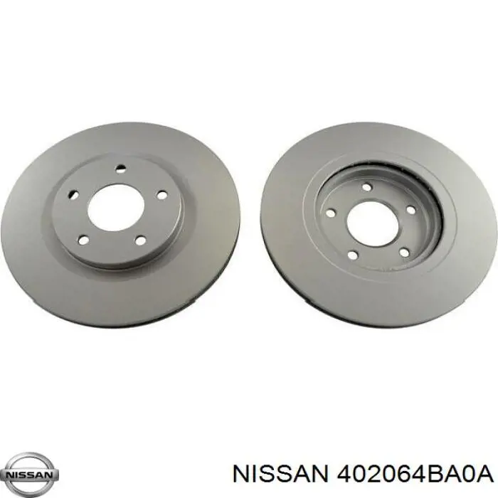 Do koszyka 402064BA0A Nissan/Infiniti Tarcza hamulcowa przednia