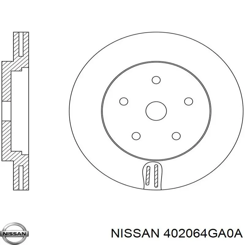Tarcza hamulcowa przednia Nissan/Infiniti 402064GA0A cena, od 102,86 USD