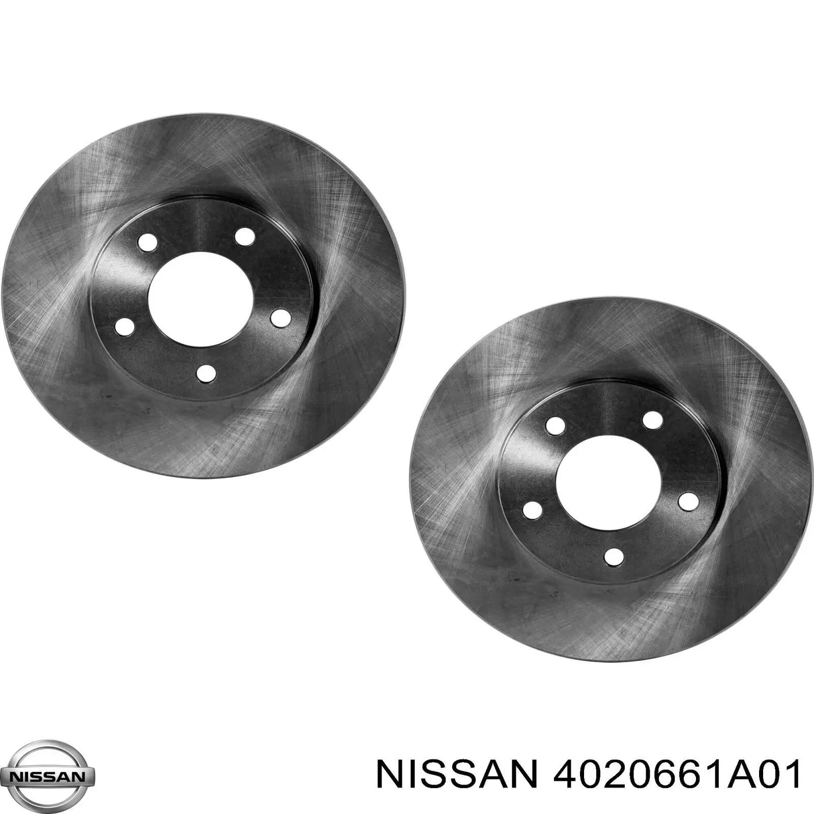 Tarcza hamulcowa przednia 4020661A01 Nissan/Infiniti