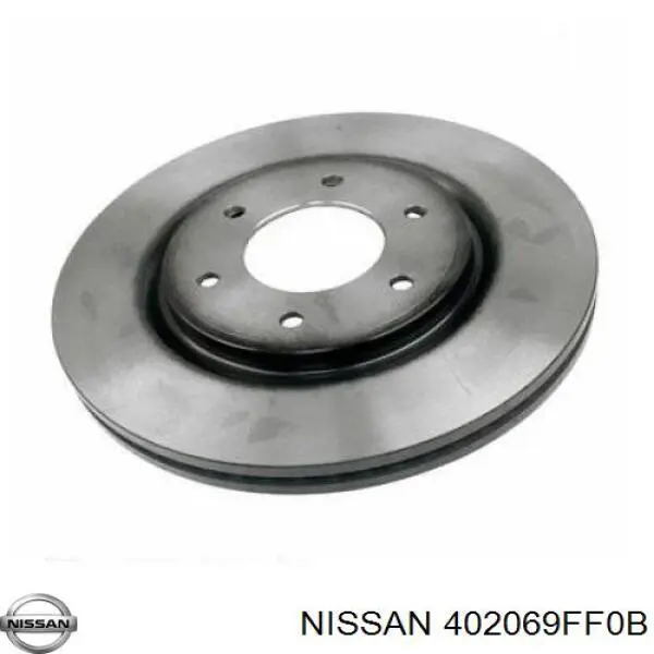 Tarcza hamulcowa przednia 40206ZR00A Nissan/Infiniti