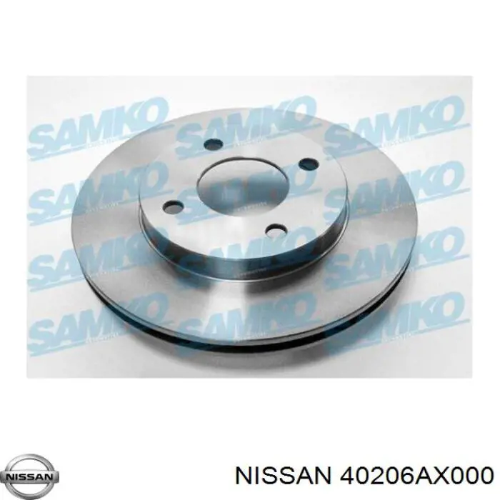 Tarcza hamulcowa przednia 40206AX000 Nissan/Infiniti