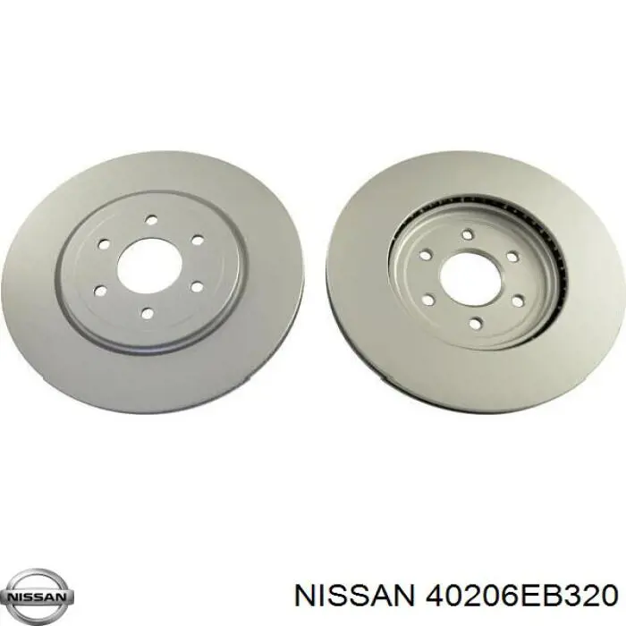 Do koszyka 40206EB320 Nissan/Infiniti Tarcza hamulcowa przednia