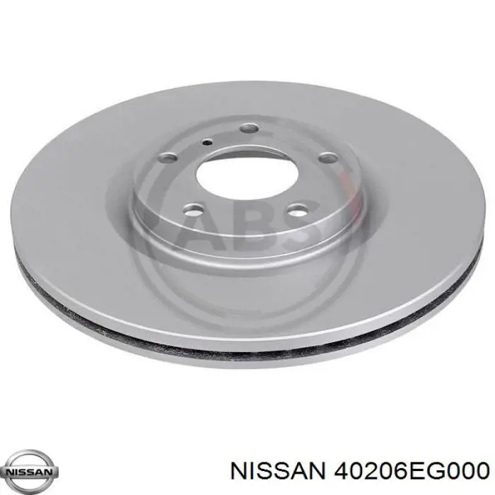 40206EG000 Nissan/Infiniti Tarcza hamulcowa przednia