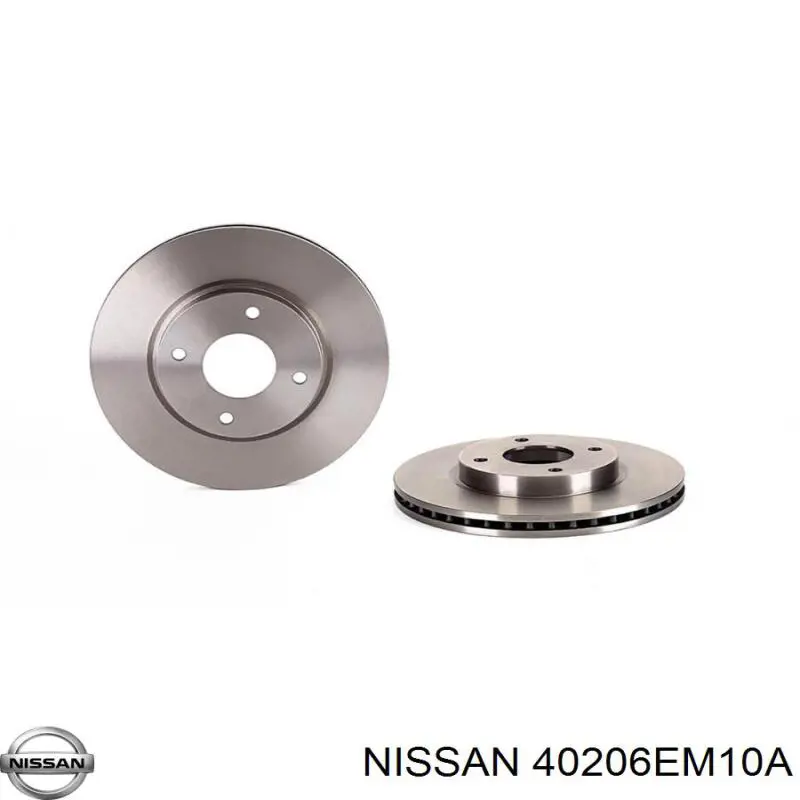 Do koszyka 40206EM10A Nissan/Infiniti Tarcza hamulcowa przednia