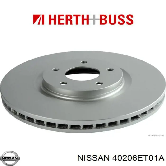 Do koszyka 40206ET01A Nissan/Infiniti Tarcza hamulcowa przednia