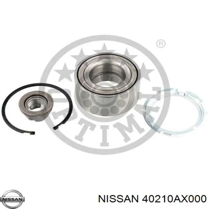 Do koszyka 40210AX000 Nissan/Infiniti Łożysko piasty przedniej
