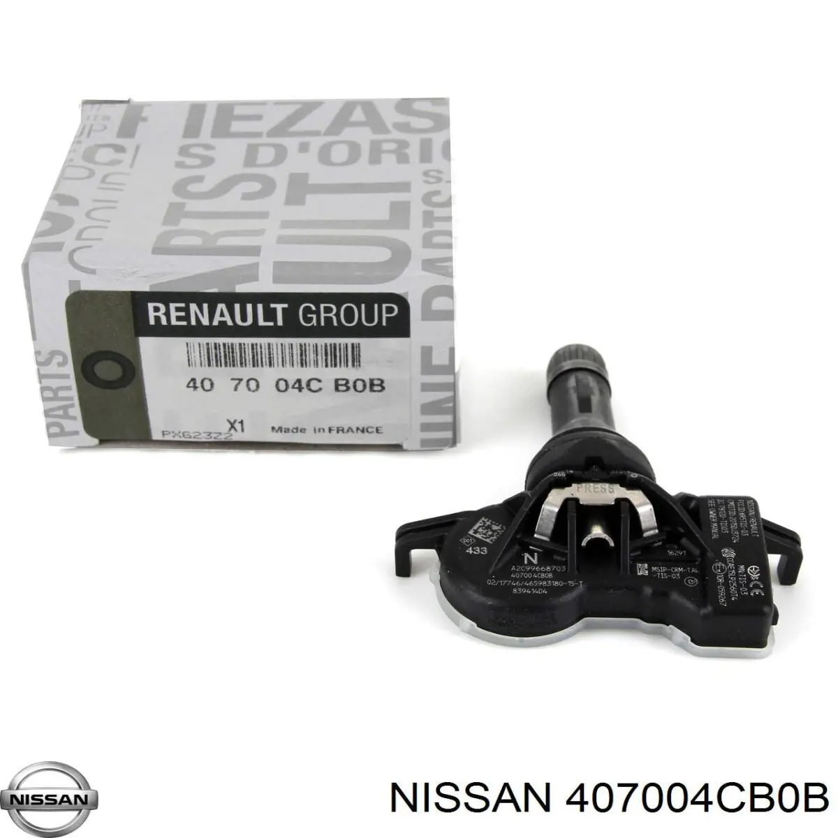 Czujnik ciśnienia w oponach A2C90115001 Renault (RVI)