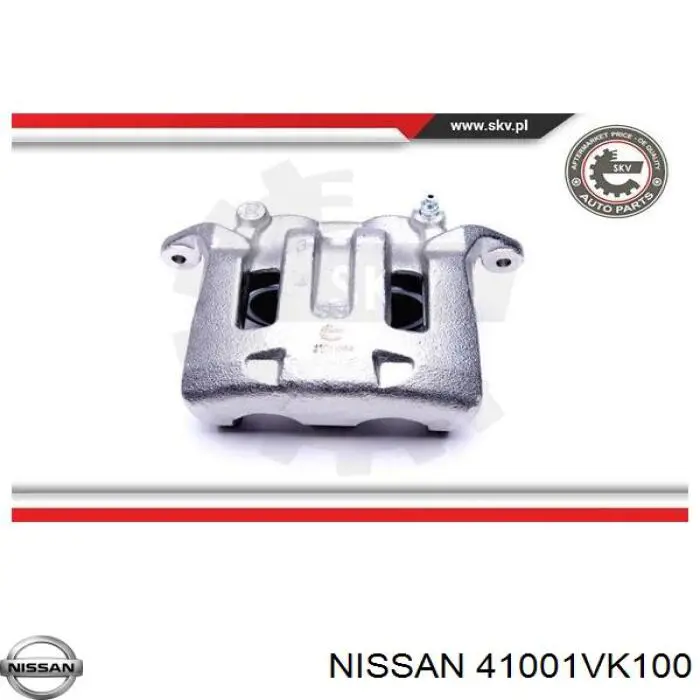 Do koszyka 41001VK100 Nissan/Infiniti Zacisk hamulcowy przedni prawy