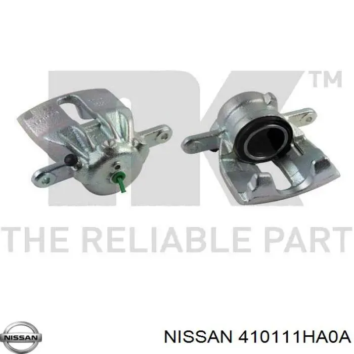 410111HA0A Nissan/Infiniti Zacisk hamulcowy przedni lewy