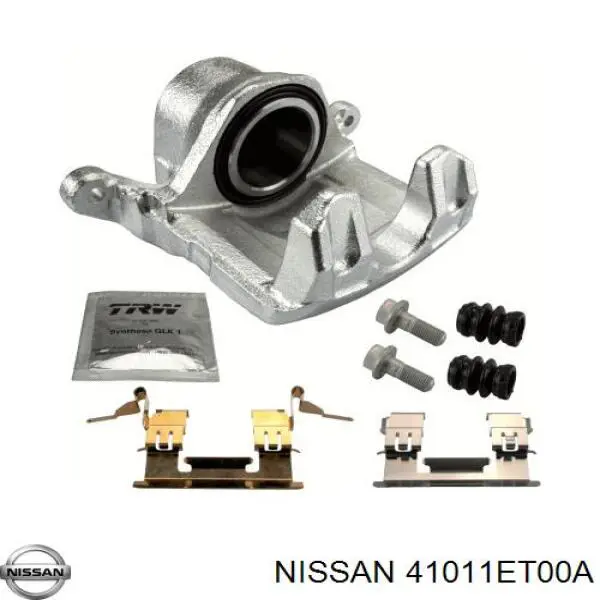 41011ET00A Nissan/Infiniti Zacisk hamulcowy przedni lewy