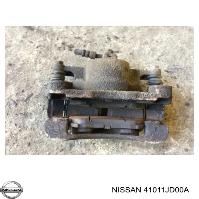 Do koszyka 41011JD00A Nissan/Infiniti Zacisk hamulcowy przedni lewy