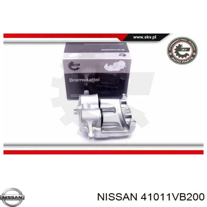 41011VB200 Nissan/Infiniti Zacisk hamulcowy przedni lewy