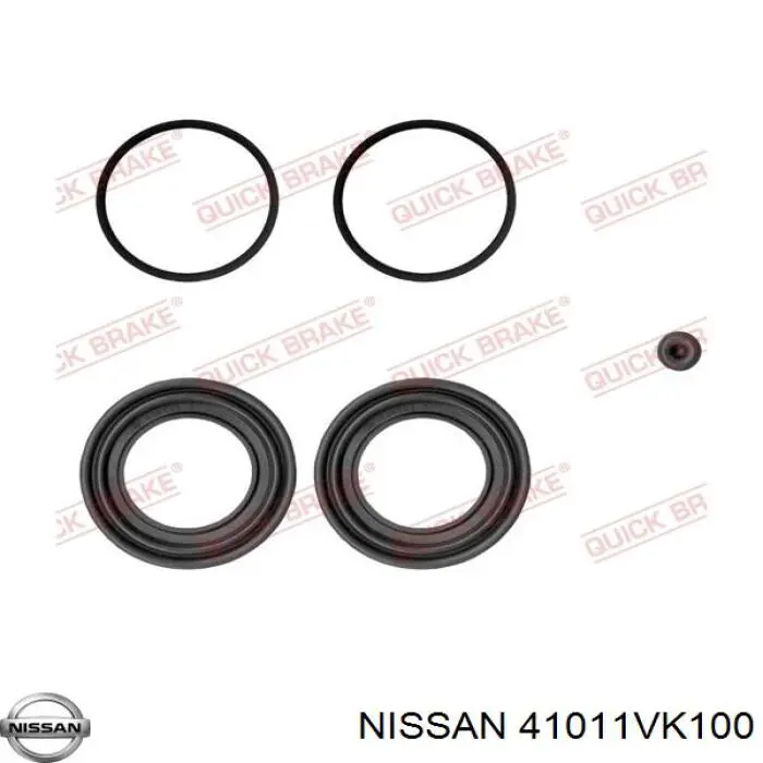Zacisk hamulcowy przedni lewy Nissan/Infiniti 41011VK100 cena, od 110,67 USD