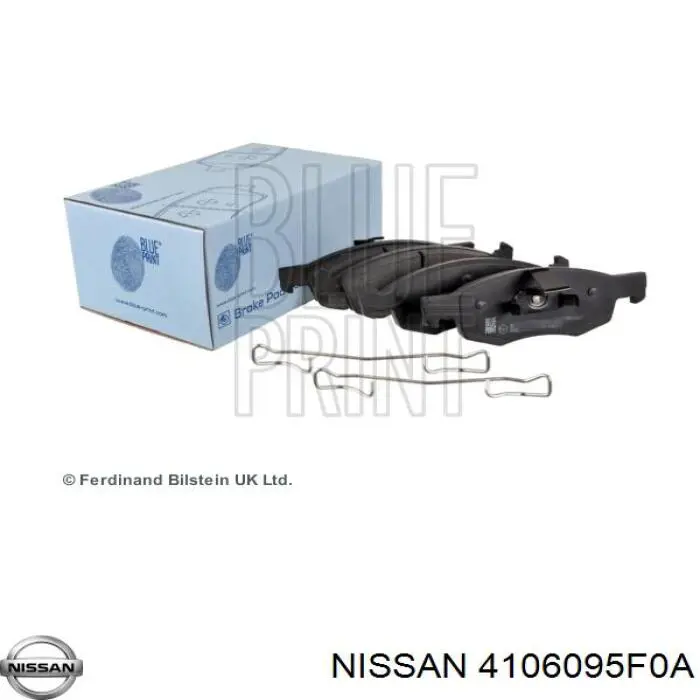 Klocki hamulcowe przednie tarczowe Nissan/Infiniti 4106095F0A cena, od 19,99 USD