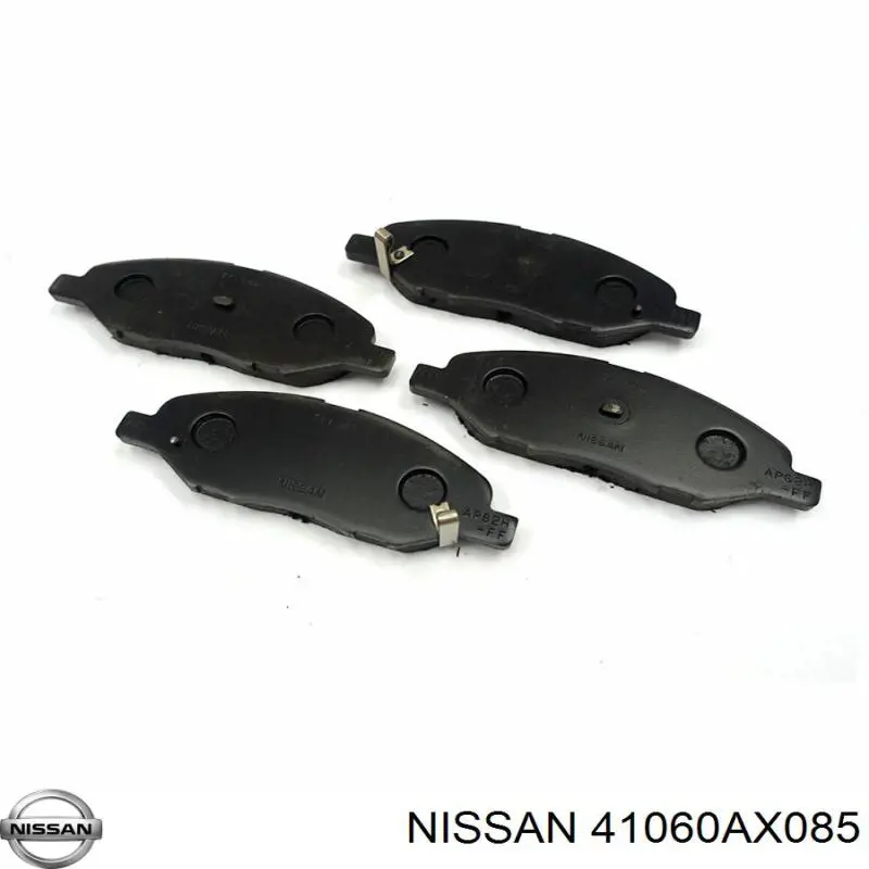 Do koszyka 41060AX085 Nissan/Infiniti Klocki hamulcowe przednie tarczowe