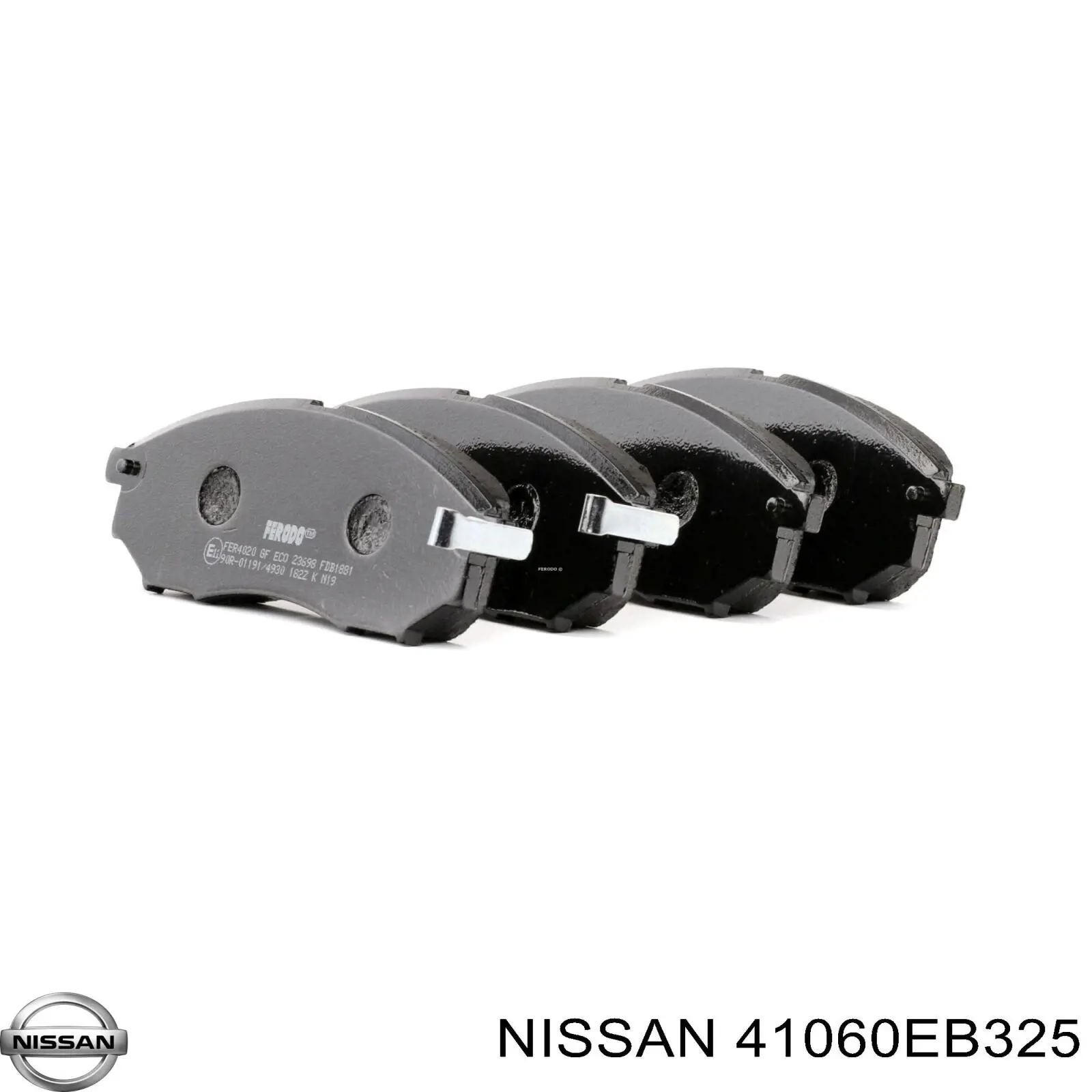 41060EB325 Nissan/Infiniti Klocki hamulcowe przednie tarczowe