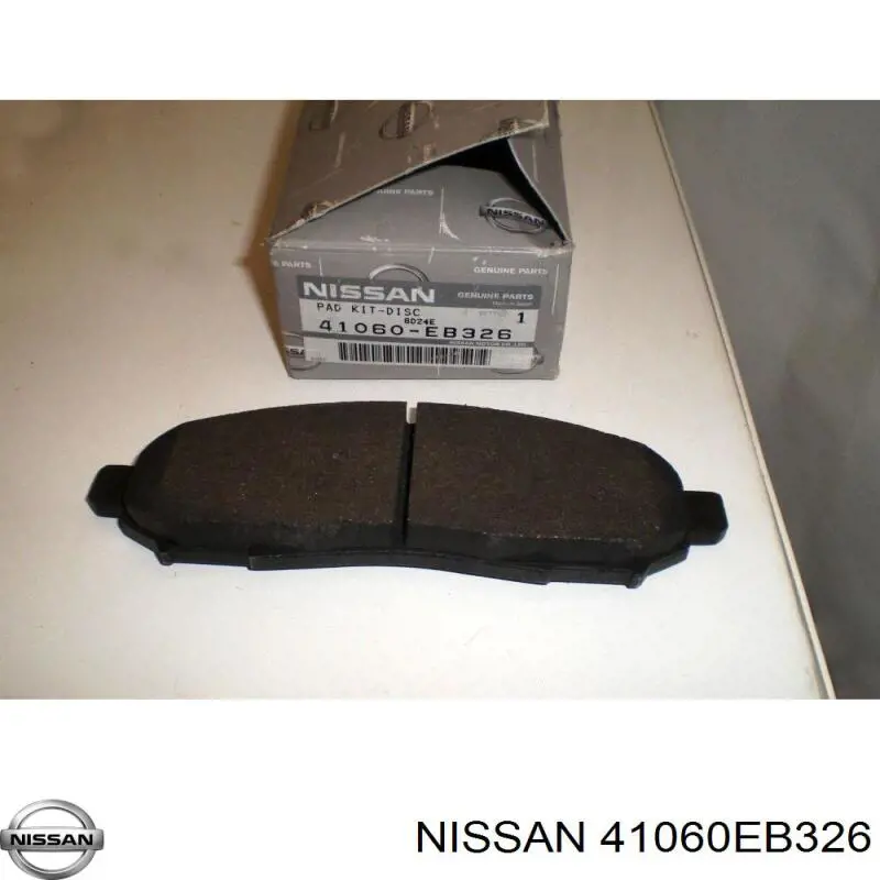 Do koszyka 41060EB326 Nissan/Infiniti Klocki hamulcowe przednie tarczowe