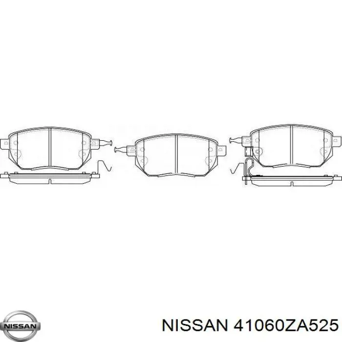Klocki hamulcowe przednie tarczowe Nissan/Infiniti 41060ZA525 cena, od 28,31 USD