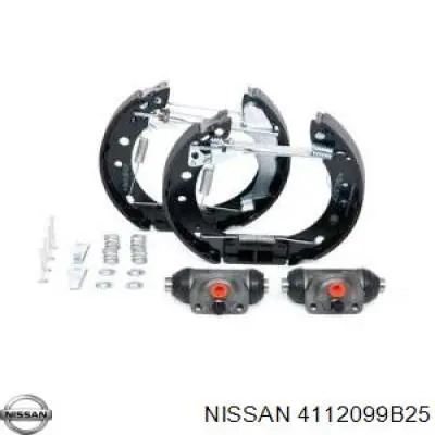 Do koszyka 4112099B25 Nissan/Infiniti Zestaw naprawczy zacisku hamulcowego przedniego