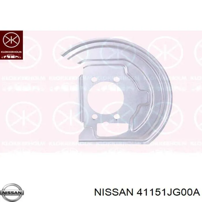 41151JG00A Nissan/Infiniti Osłona tarczy hamulcowej przedniej prawej