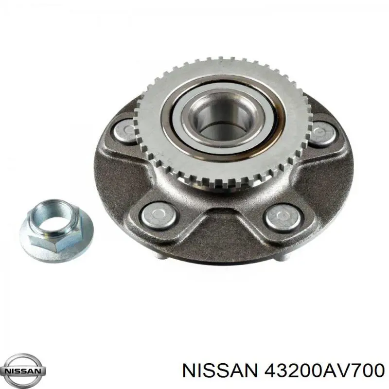 43200AV700 Nissan/Infiniti Piasta tylna