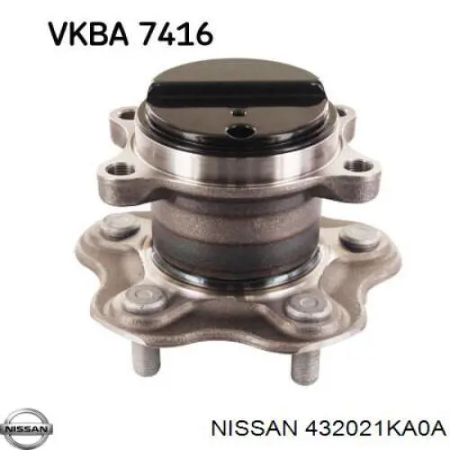 Piasta tylna Nissan/Infiniti 432021KA0A cena, od 87,18 USD