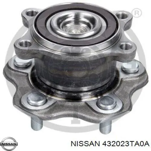 Piasta tylna Nissan/Infiniti 432023TA0A cena, od 64,59 USD