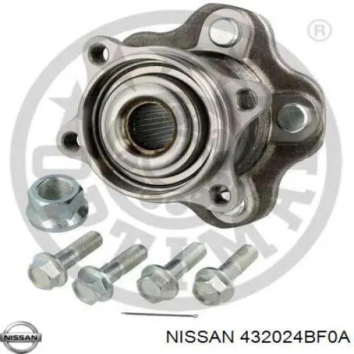 Piasta tylna Nissan/Infiniti 432024BF0A cena, od 104,00 USD