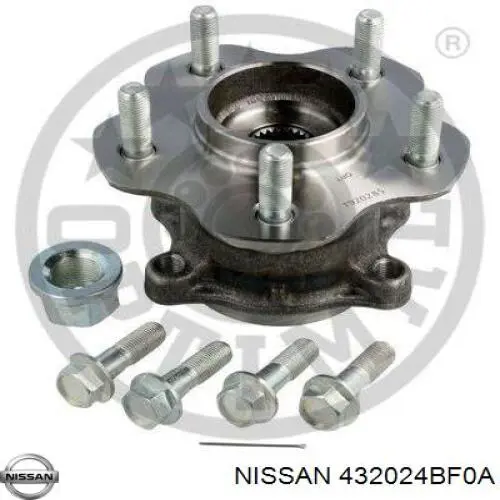 Do koszyka 432024BF0A Nissan/Infiniti Piasta tylna